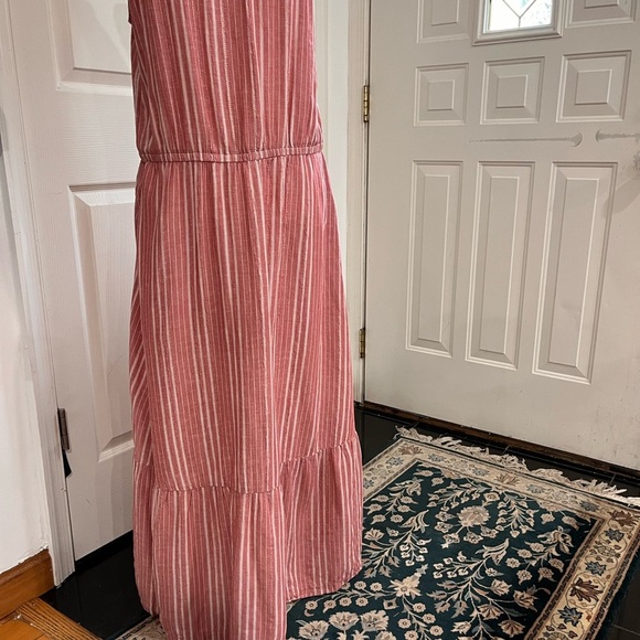 Old Navy Striped Maxi Dress in Pink and White L - Picture 2 of 9